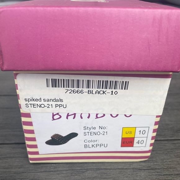 Bamboo Spiked Sandals - Picture 6 of 6